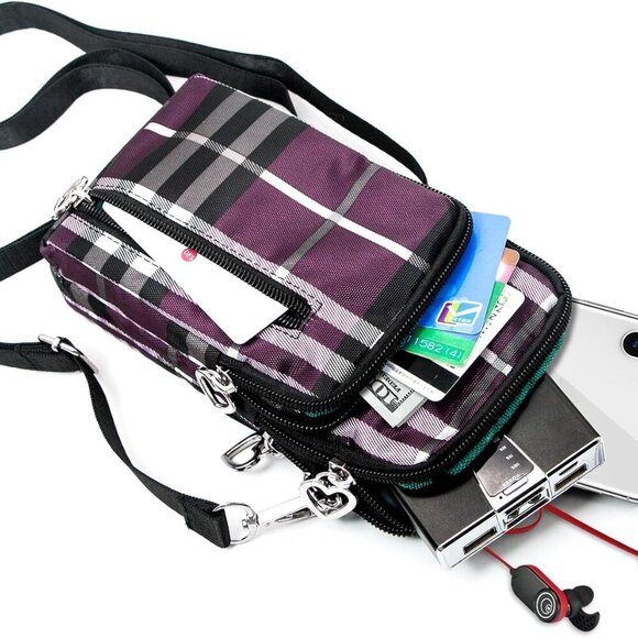 Lightweight Small Crossbody bags Cell Phone Purses Travel Pouch Shoulder Bag for - Picture 3 of 7